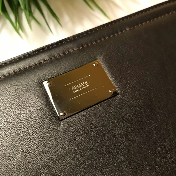 Armani Leather Wallet/Clutch NWOT! - Picture 6 of 8